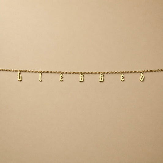 BLESSED anklet